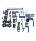 Square Track Hardware Kit- Galvanized